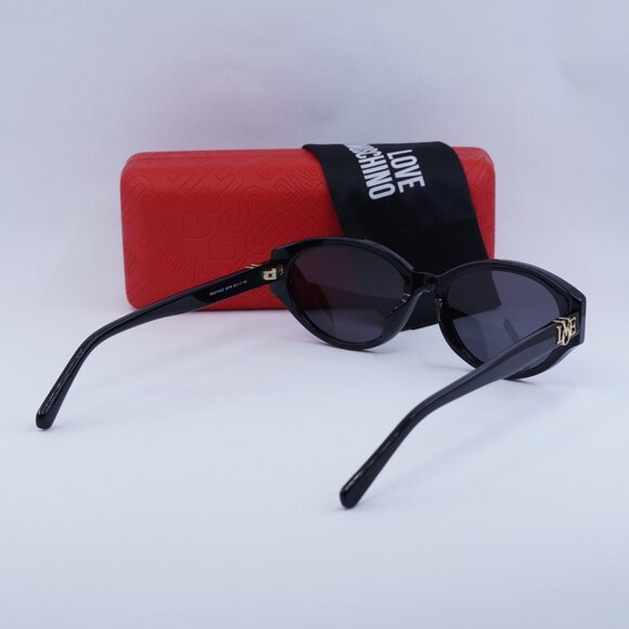 Final Price! Moschino MOL014/G/S 0807 IR Black/Grey Sunglasses